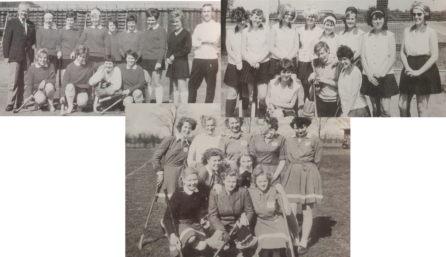 Damenmannschaften in den 50er und 60er Jahren